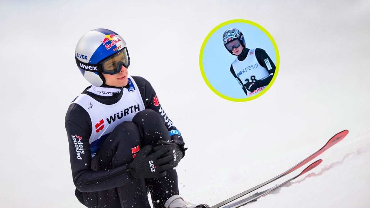 Getty Images / Na dużym zdjęciu: Andreas Wellinger, w kółku: Marius Lindvik