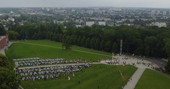 Boże Ciało w Częstochowie z perspektywy drona. Publiczne świadectwo wiary w obiektywie z wysokości
