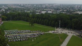 Boże Ciało w Częstochowie z perspektywy drona. Publiczne świadectwo wiary w obiektywie z wysokości