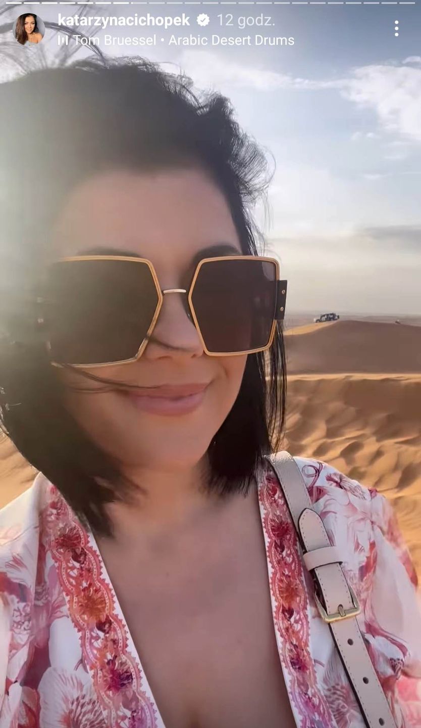 Kasia Cichopek z córką w Dubaju