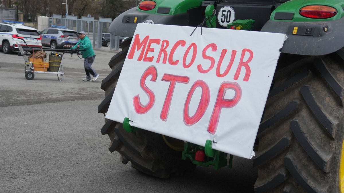 Protest rolników przeciwko umowie UE-Mercosur