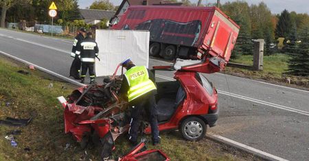 Wypadek w Spławach Drugich. Nie żyje 87-latek