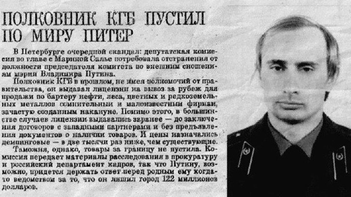 Władimir Putin był zamieszany w aferę korupcyjną w latach 90. 