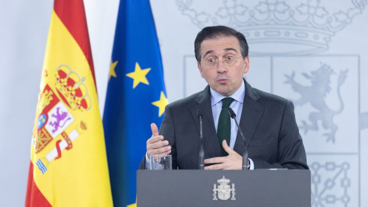 Minister spraw zagranicznych Hiszpanii Jose Manuel Albares