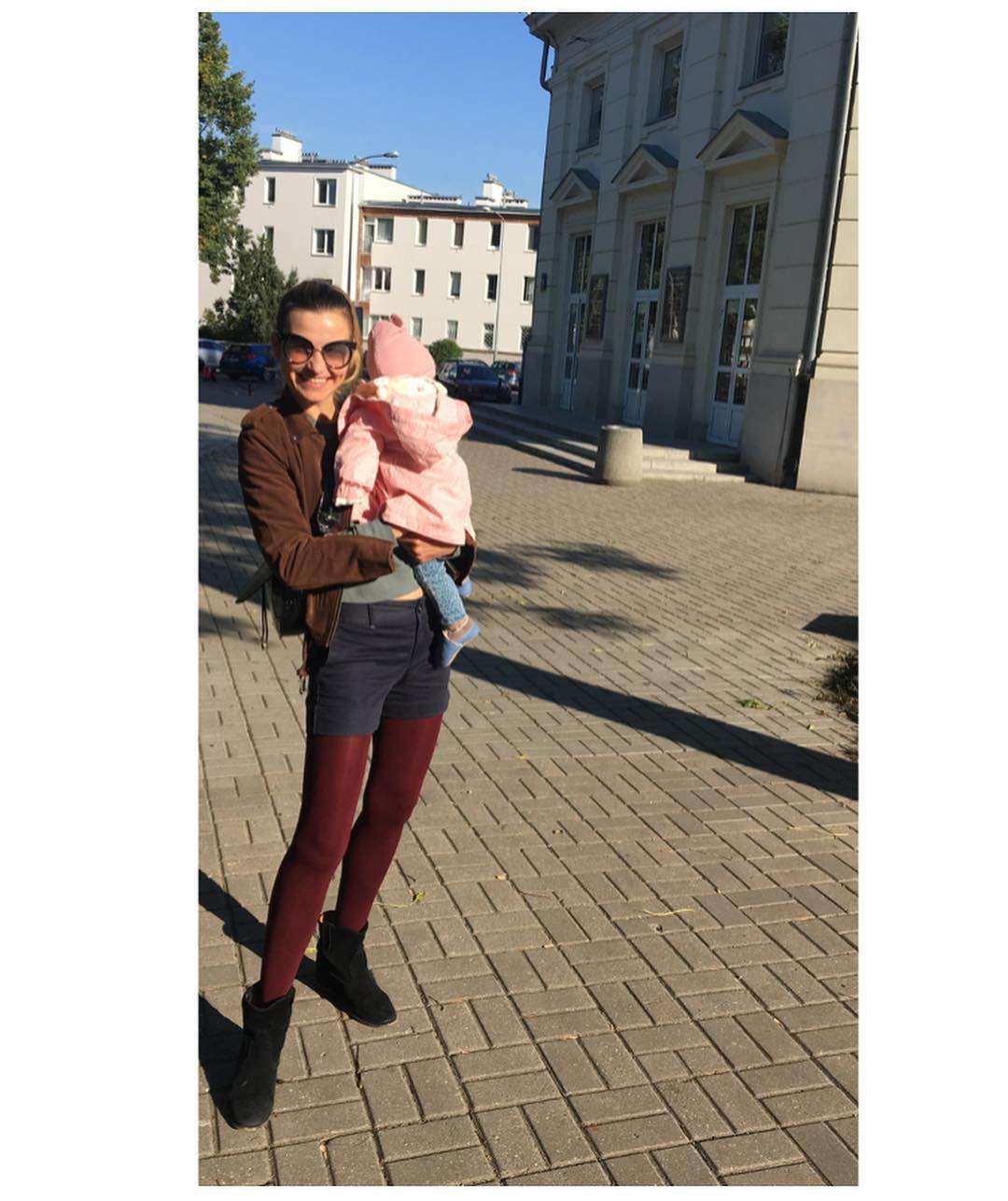 Joanna Koroniewska z córeczką Helenką