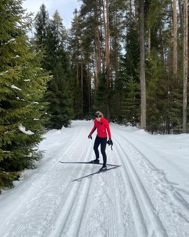 Joanna Kuberska na nartach