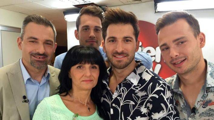 Rafał Maślak z rodziną
Fotografia: screen z Facebook.com