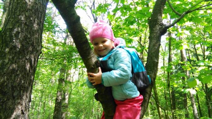 Helenka uczęszcza do przedszkola leśnego w Białymstoku / Archiwum Prywatne