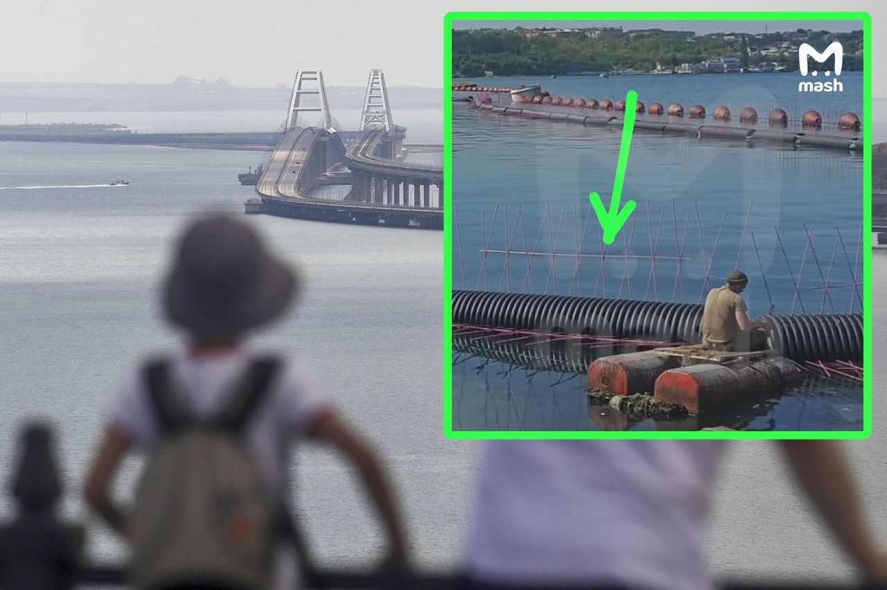 Rosjanie fortyfikują most Krymski. Bez niego są skończeni