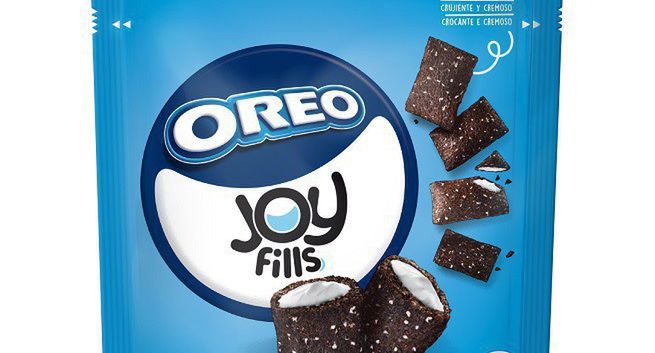 Mondelez reklamuje wprowadzone do sprzedaży chrupiące przekąski Joyfills