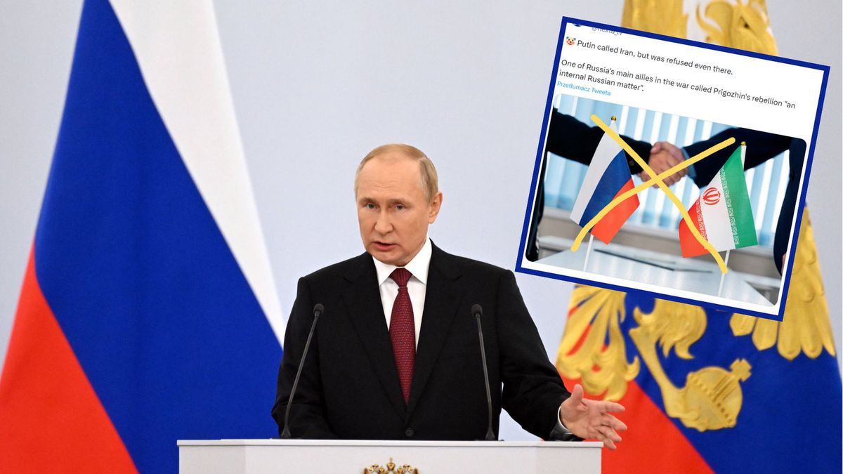 Iran nie pomoże Rosji po puczu wagnerowców