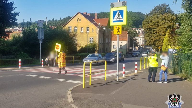 przejście dla pieszych pieszy piesi pasy