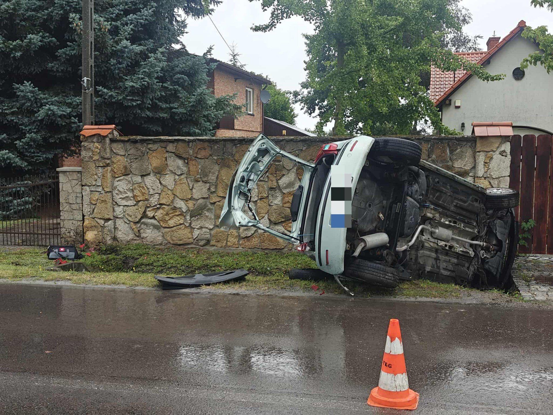 Na miejscu wypadku