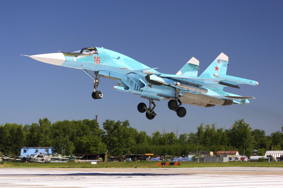 Rosyjski samolot Su-34 miał być sprzedany za 1 milion dolarów.