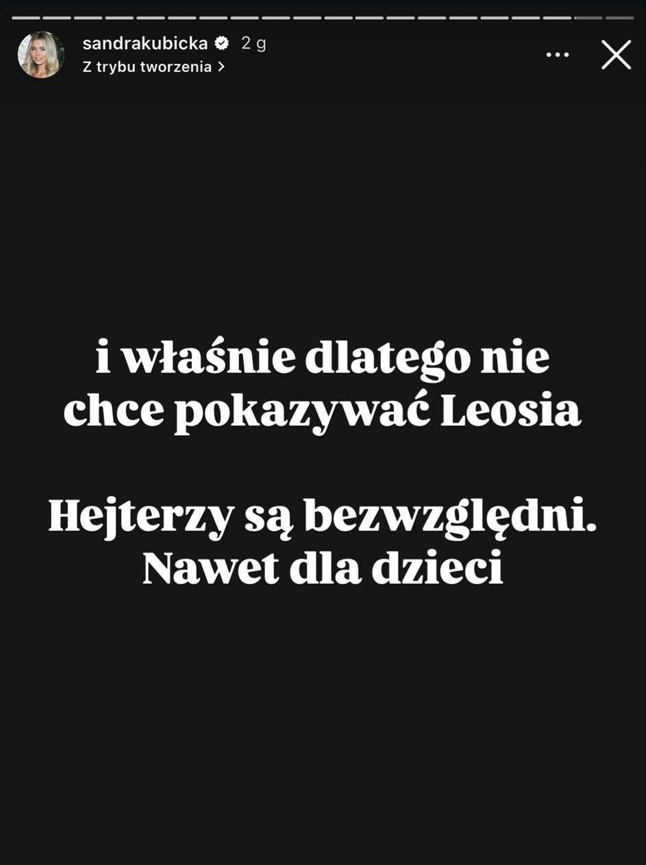 Sandra Kubicka jest oburzona hejtem na Kasię Nawrocką