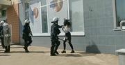 Akcja policji w Głogowie. Kobieta powalona na ziemię