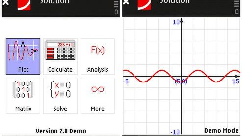 Solution - zaawansowany kalkulator na Symbiana 1