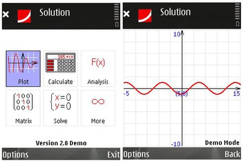 Solution - zaawansowany kalkulator na Symbiana