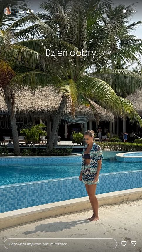 Małgorzata Rozenek chwali się kolejnym dniem na Malediwach