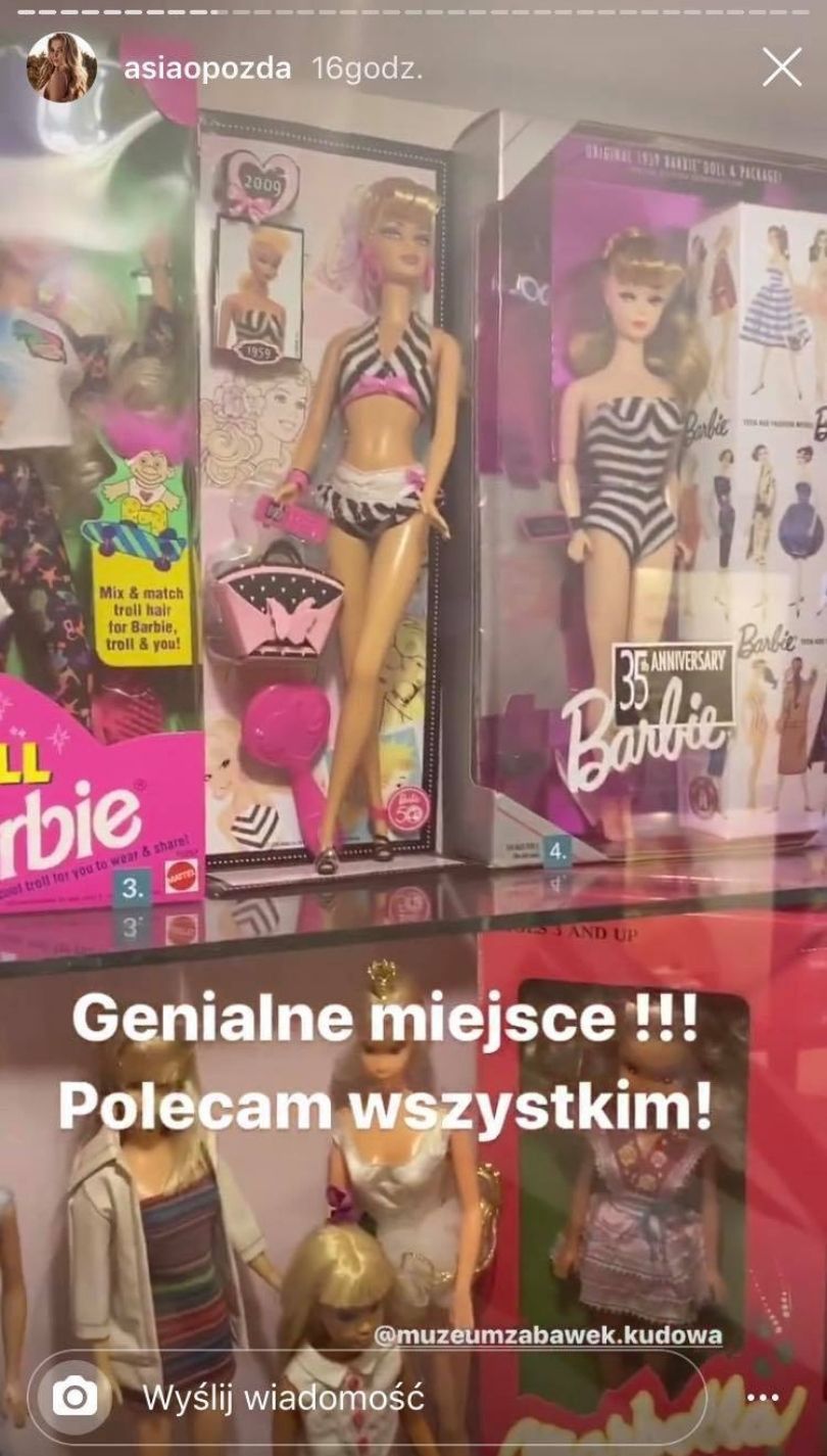 Joanna Opozda wybrała się do Muzeum Zabawek