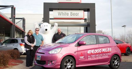 Przejechali 666 tys. km mitsubishi mirage 1.2. Trzy cylindry dały radę