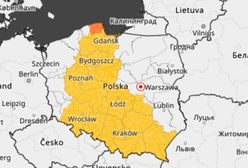 Ostrzeżenie dla połowy kraju. Idzie silny wiatr