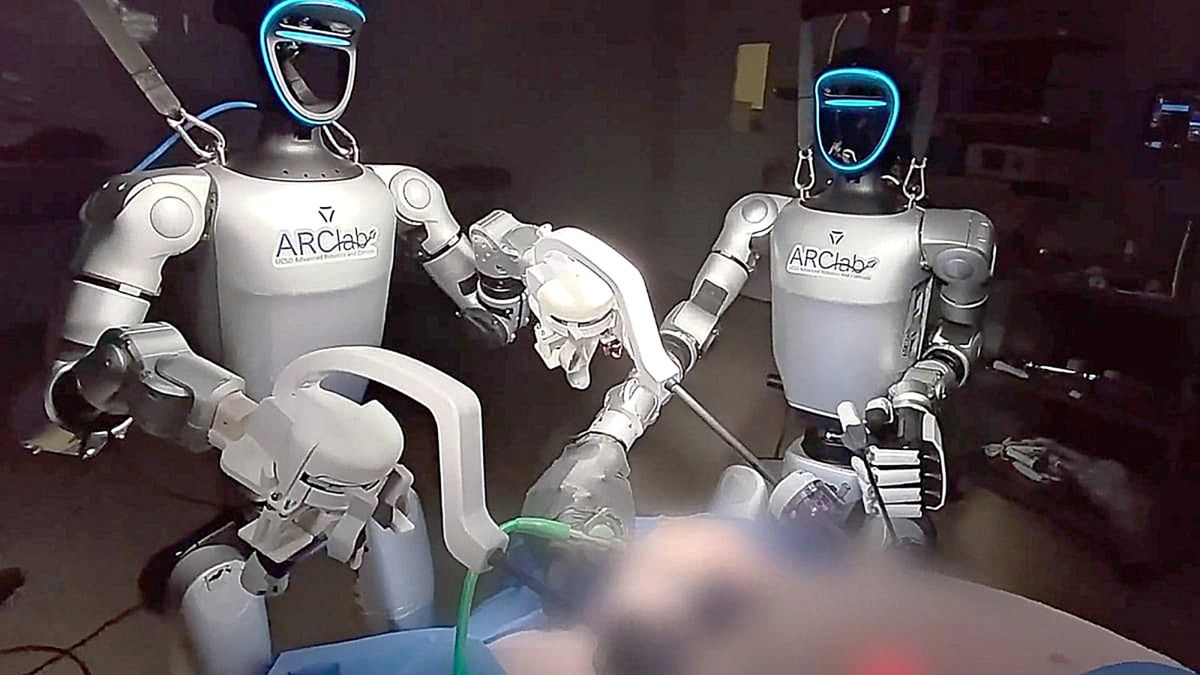 Humanoidalny robot operował żywe zwierzę. To pierwsza tego typu