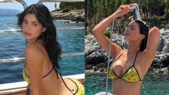 Nadająca z greckich wakacji Kylie Jenner wygina się na wszelkie możliwe strony w bikini Chanel