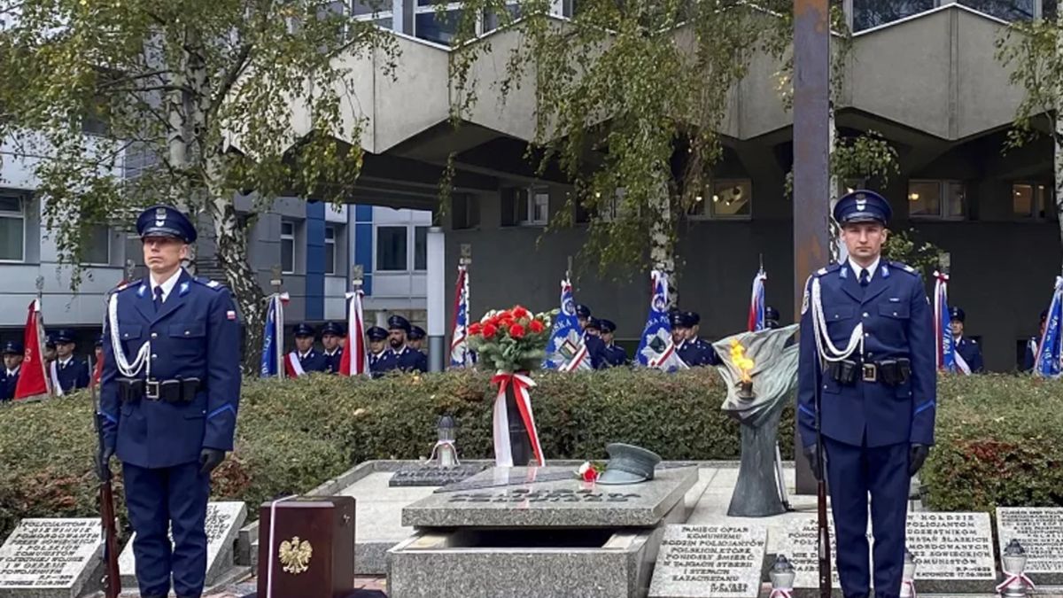  W Katowicach odbył się pochówek w Grobie Policjanta Polskiego