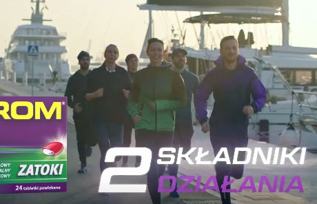 Bieg nad morzem w reklamie Ibuprom Zatoki (wideo)