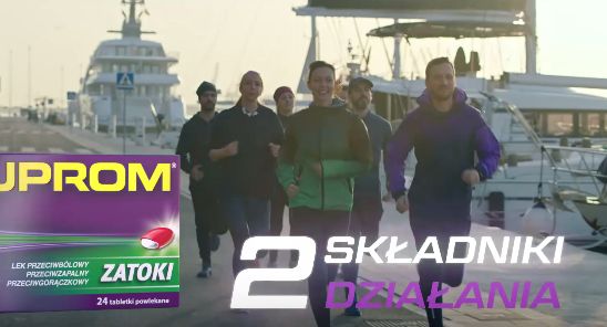 Bieg nad morzem w reklamie Ibuprom Zatoki (wideo)