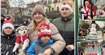 Tarnobrzeg: XXII Parada Mikołajów. Wielka kawalkada świątecznych pojazdów przejechała przez miasto. Co za radość!