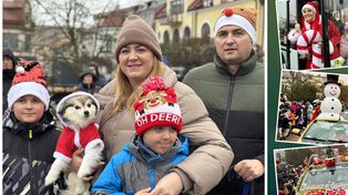 Tarnobrzeg: XXII Parada Mikołajów. Wielka kawalkada świątecznych pojazdów przejechała przez miasto. Co za radość!