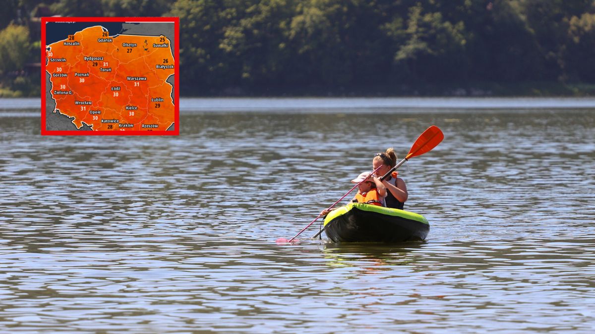 Pogoda na piątek. Burze na północnym zachodzie i upały w całym kraju. Zdj. poglądowe
