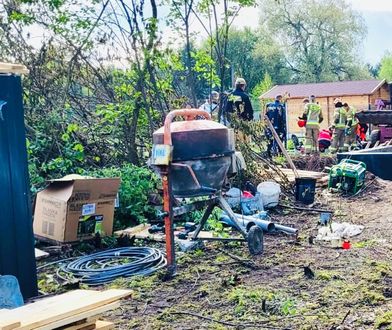 Tragedia pod Warszawą. Koparka zmiażdżyła mężczyznę