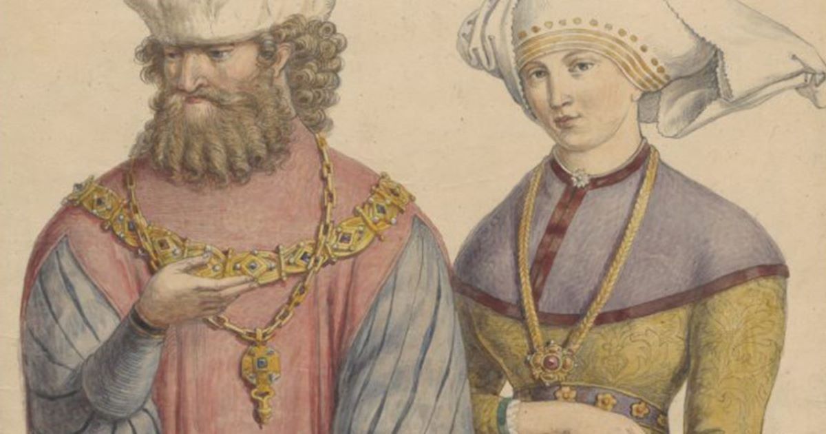 Wilhelm Habsburg i Jadwiga Andegaweńska