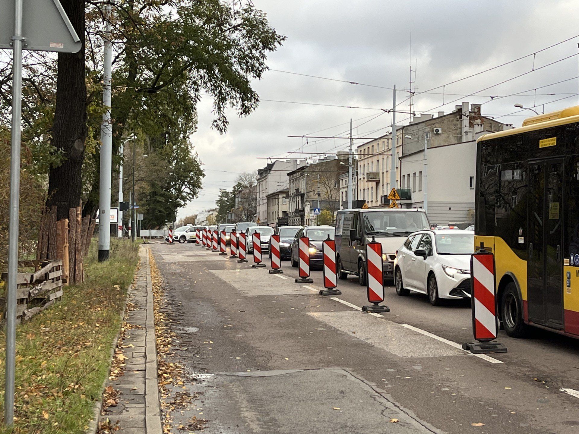 Remonty przy Rondzie Lotników Lwowskich