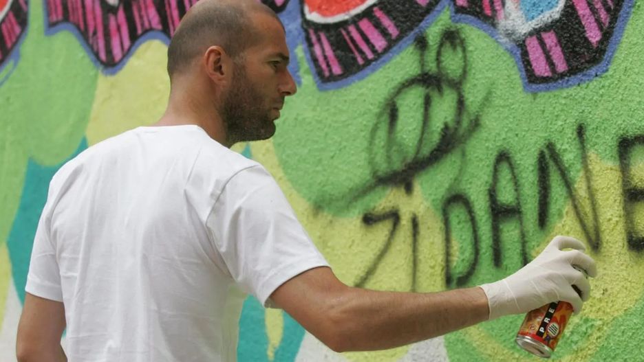 Autograf Zinedine&#39;a Zidane&#39;a na Pradze Północ.