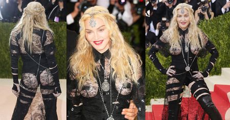 57-letnia Madonna z gołą pupą i zaklejonymi sutkami… (ZDJĘCIA)