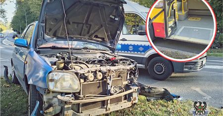 41-latka wjechała w autobus. Miała prawie 3,5 promila