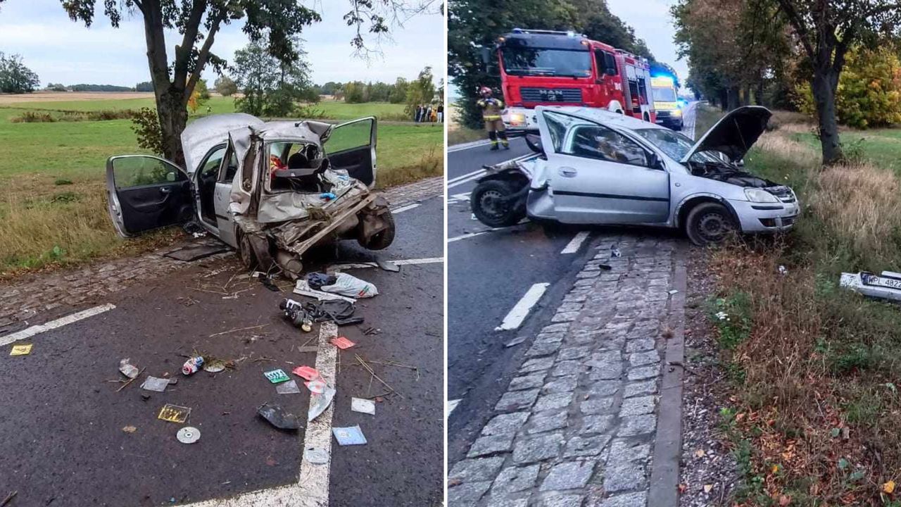 Poważny wypadek na trasie Płock-Drobin