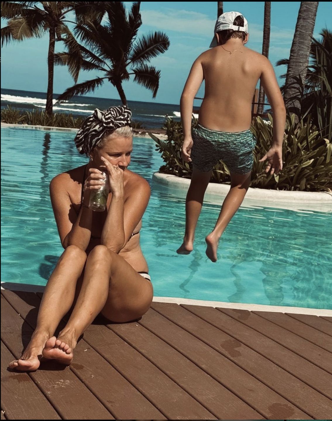 Małgorzata Kożuchowska na wakacjach