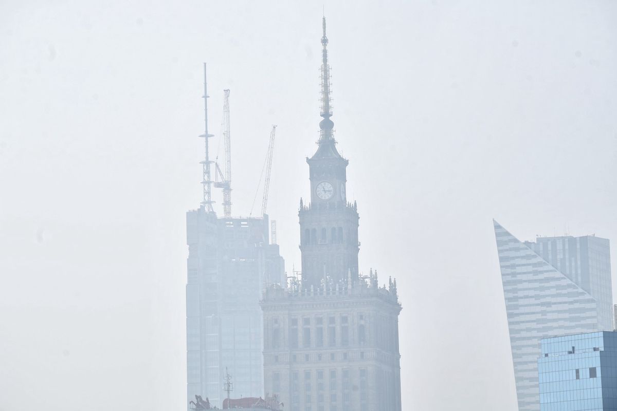 Warszawa. Smog w stolicy