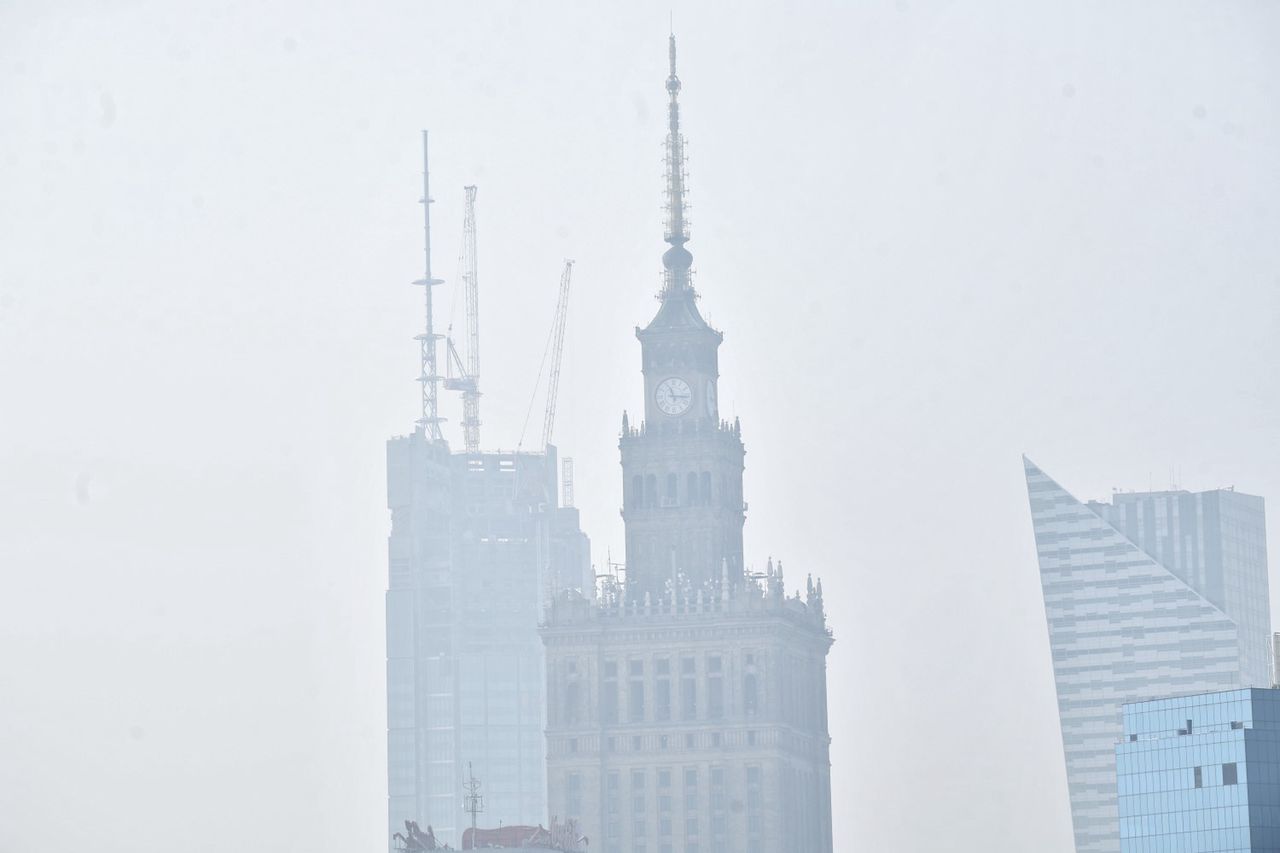 Warszawa. Smog w stolicy