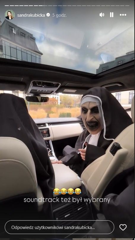 Sandra Kubicka pokazała przebranie na Halloween 