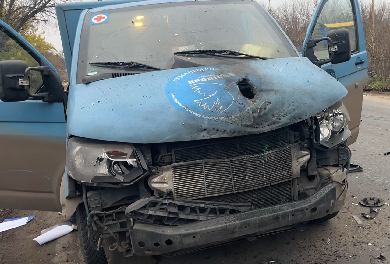 Rosjanie zrobili to celowo. Zaatakowali konwój humanitarny