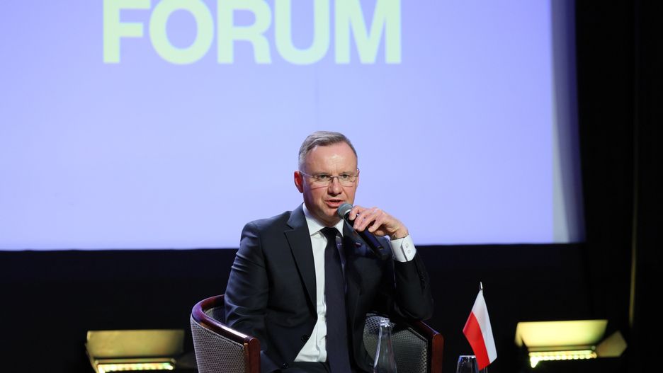 Andrzej Duda
Kowno, Litwa, 26.04.2024. Prezydent RP Andrzej Duda na konferencji "The Idea of Europe Forum", 26 bm. w Kownie. (amb) PAP/Pawe� Supernak
Pawe� Supernak
dyplomacja, konferencja, prezydent, The Idea of Europe Forum, wizyta, zagraniczna