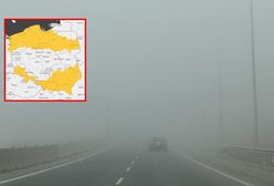 Widoczność spadnie do 100 metrów. Są alerty