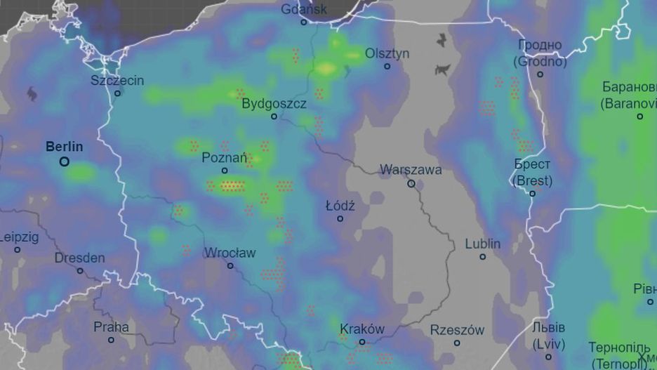 Sprawdź, gdzie jest dziś burza