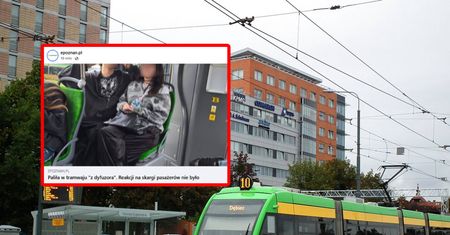 Paliła w tramwaju. Pasażerowie nie kryli oburzenia. Jest reakcja ZTM